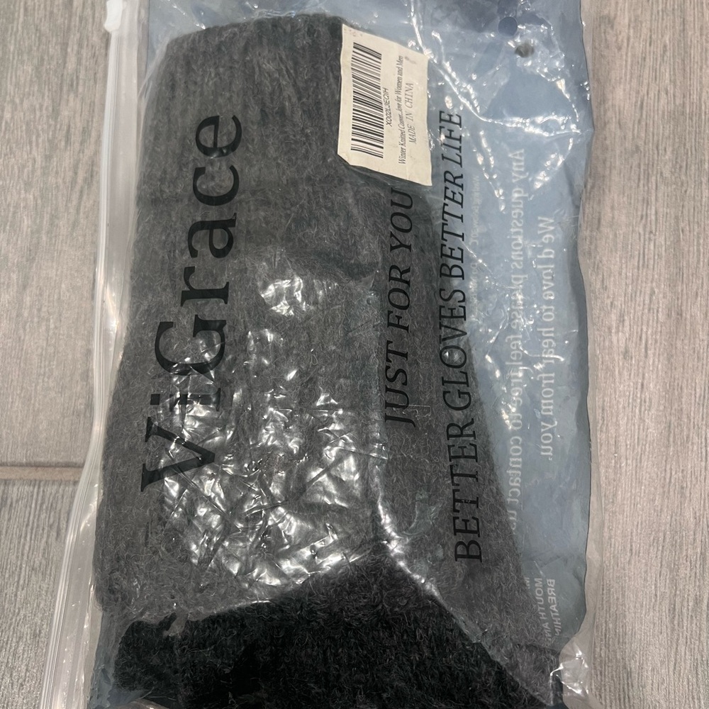 Grace dark grey Women's finger cover Gloves